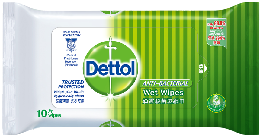 滴露殺菌濕紙巾