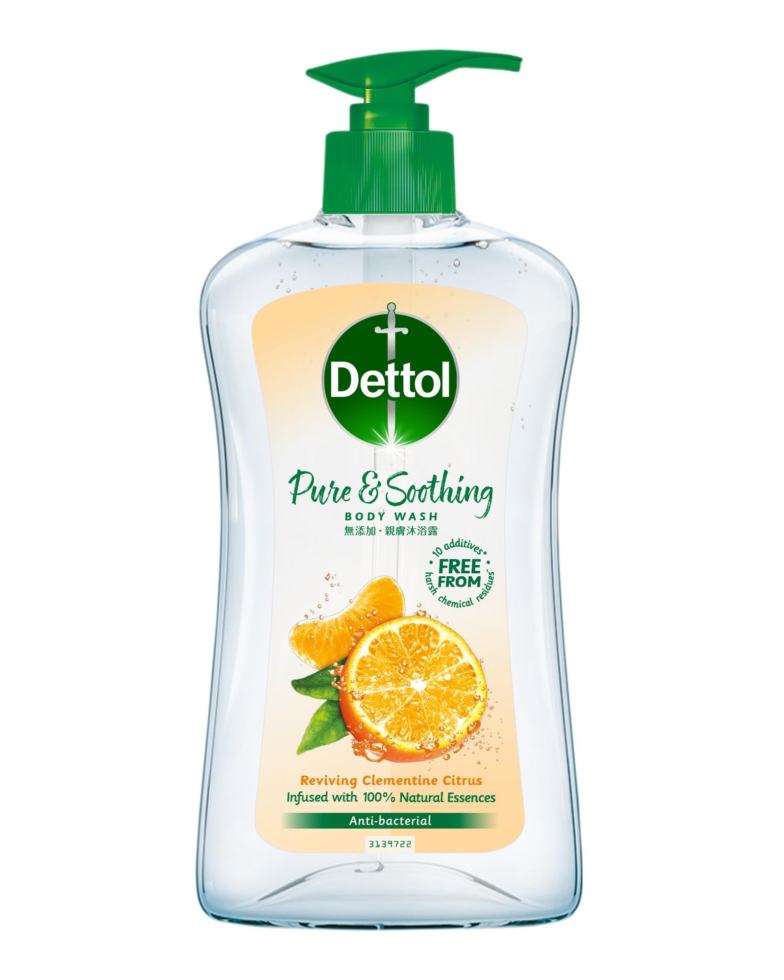 滴露無添加親膚沐浴露(活萃柑橘甜橙香)