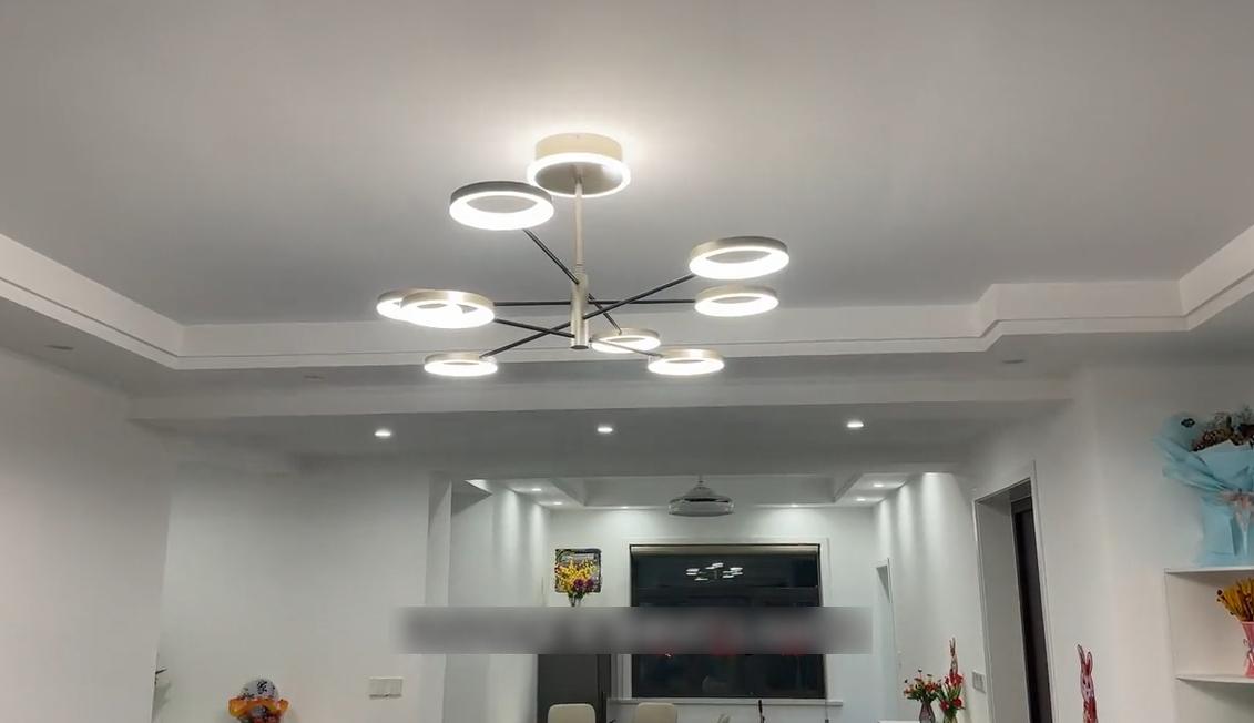 男子表示,這盞燈由裝修方提供,家人支付了3,500元,但淘寶只賣500元。(互聯網)