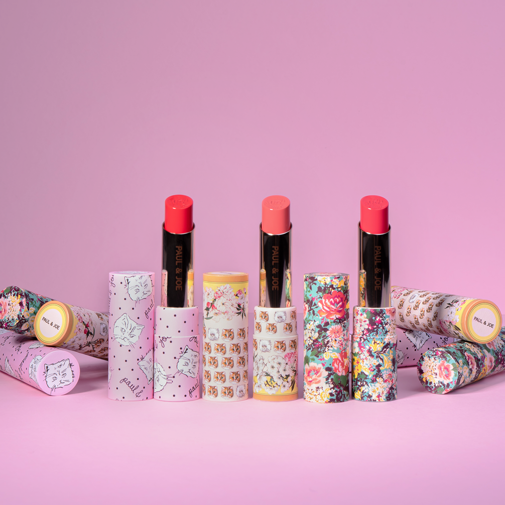 口罩令取消唇膏推介|PAUL & JOE典雅瑰麗唇膏芯(18色)$160、唇膏筒$100