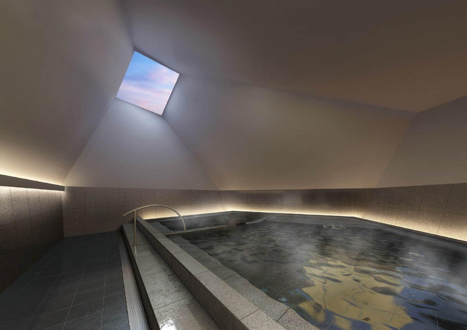 同樣設有免費大浴場。