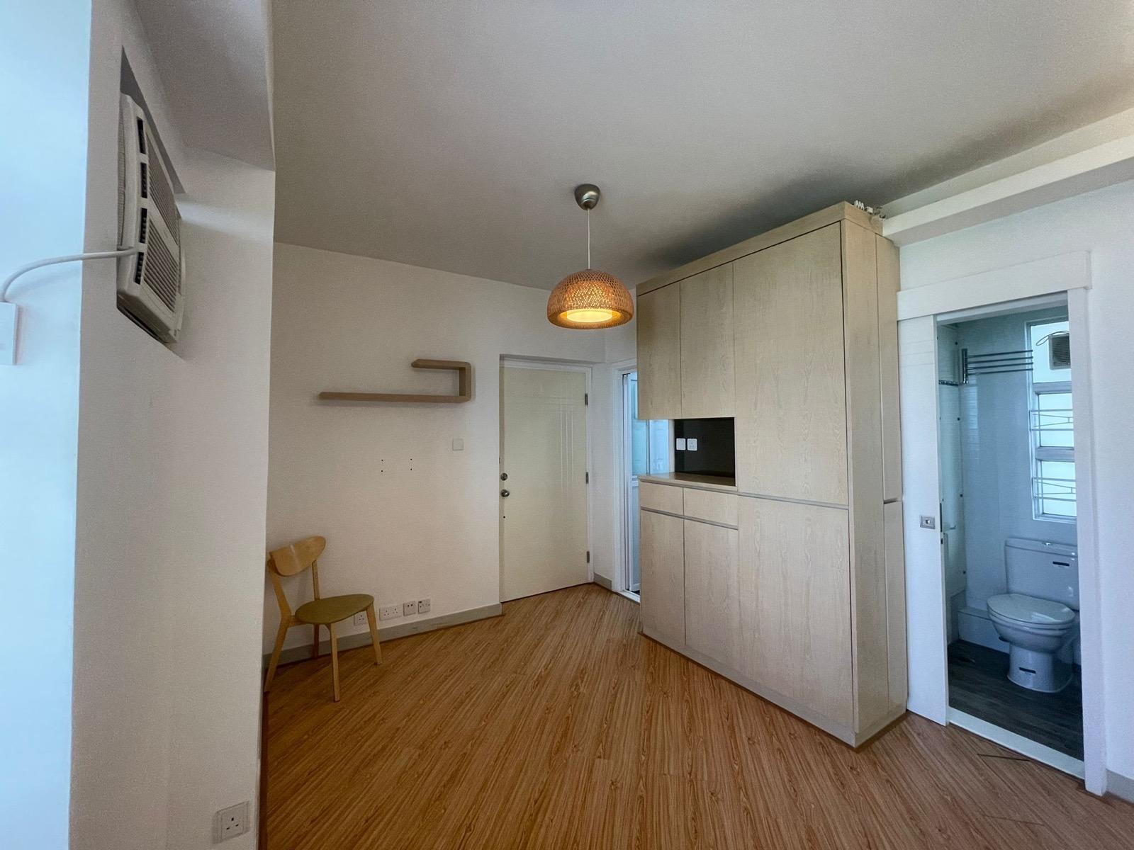 單位沒有多餘的走廊位,間隔方正好使。