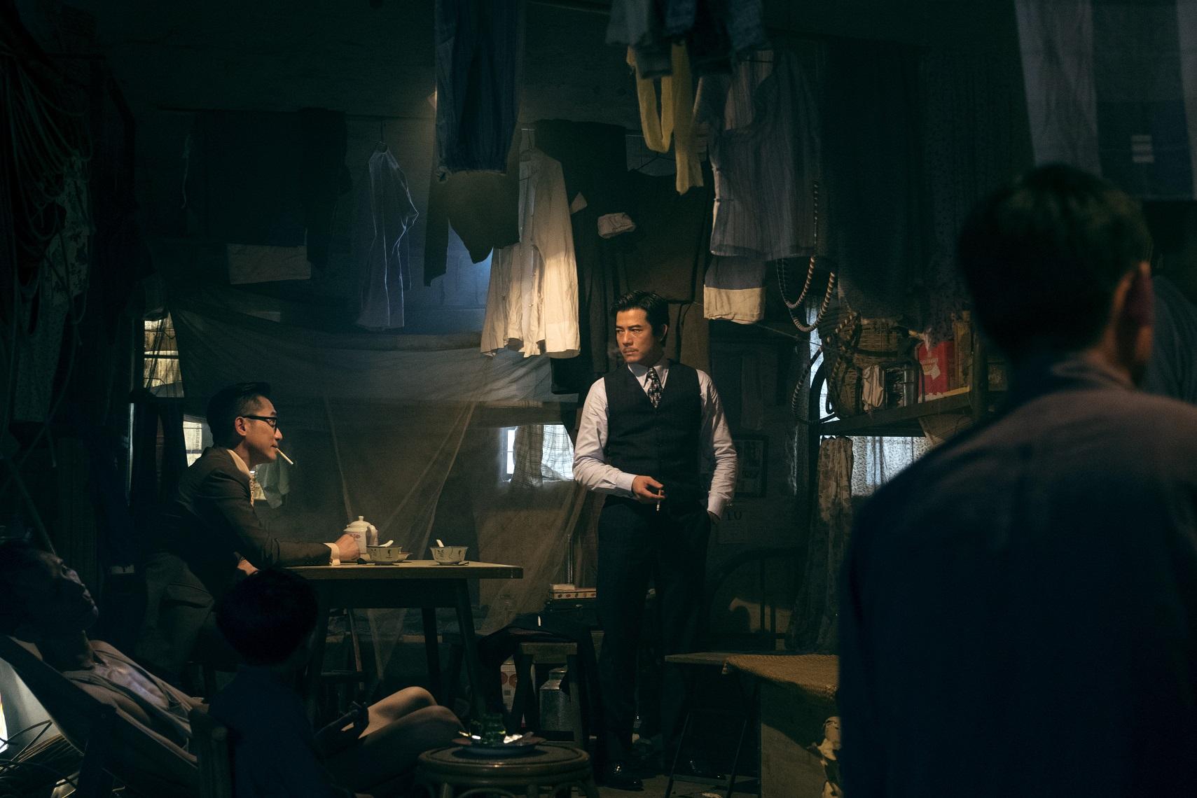 《風再起時》由兩大影帝梁朝偉和郭富城主演。(劇照)