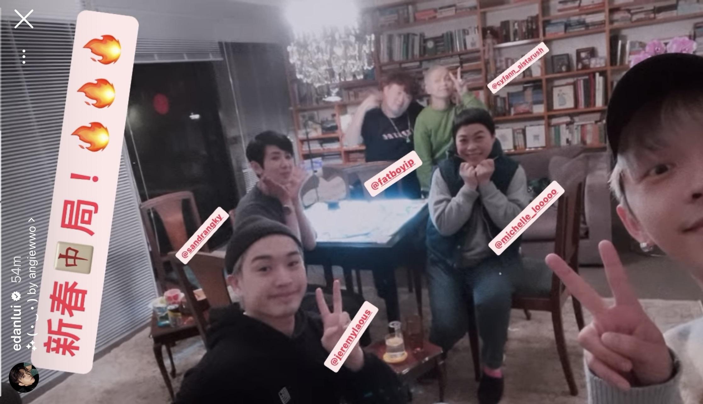 Edan與Jer和肥仔跟吳君如和盧覓雪竹戰。