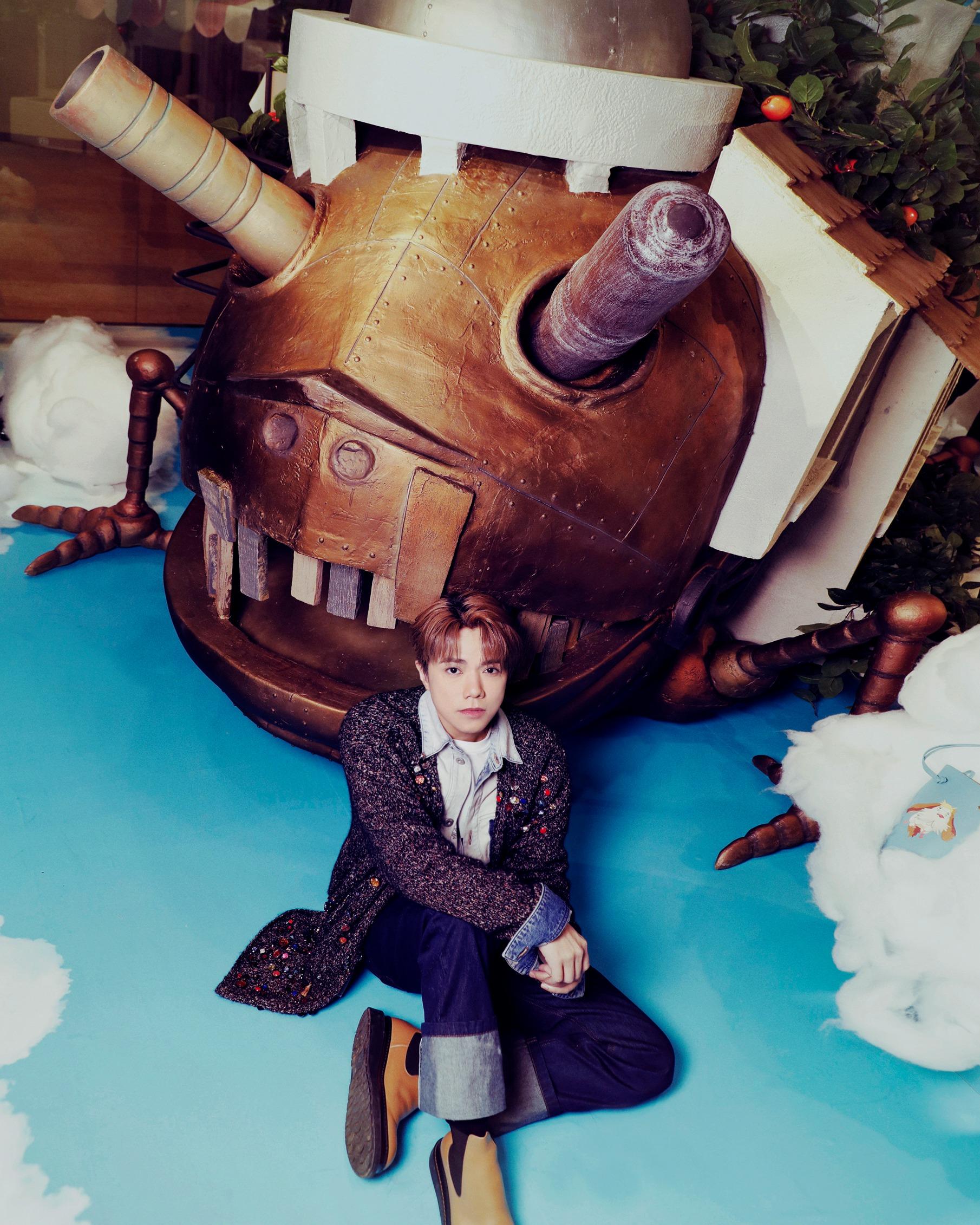 張敬軒出席LOEWE x《哈爾移動城堡》期間限定店開幕。