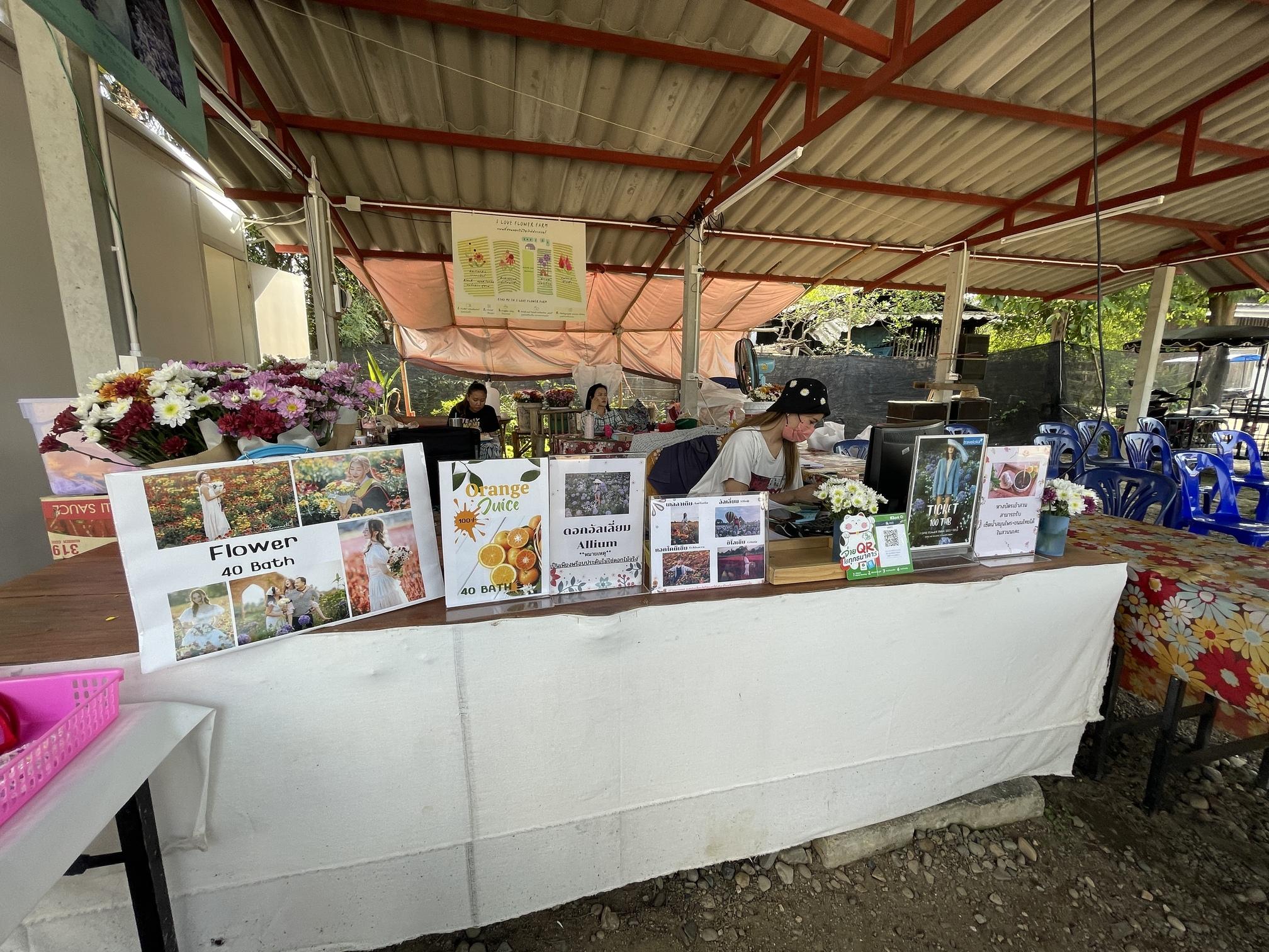 停車場有不同拍攝道具供大家租借。(劉韻瑩攝)