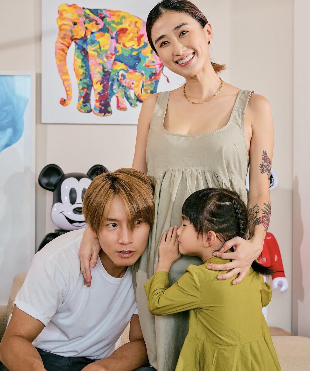 Abi期待妹妹出生,更表示要幫手照顧妹妹。