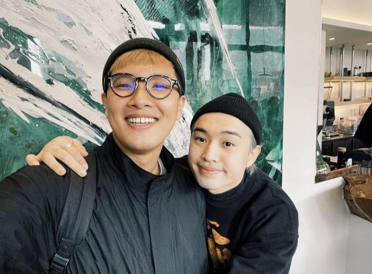 吳林峰與Jer老友鬼鬼,當然要出席開幕禮。(吳林峰IG)