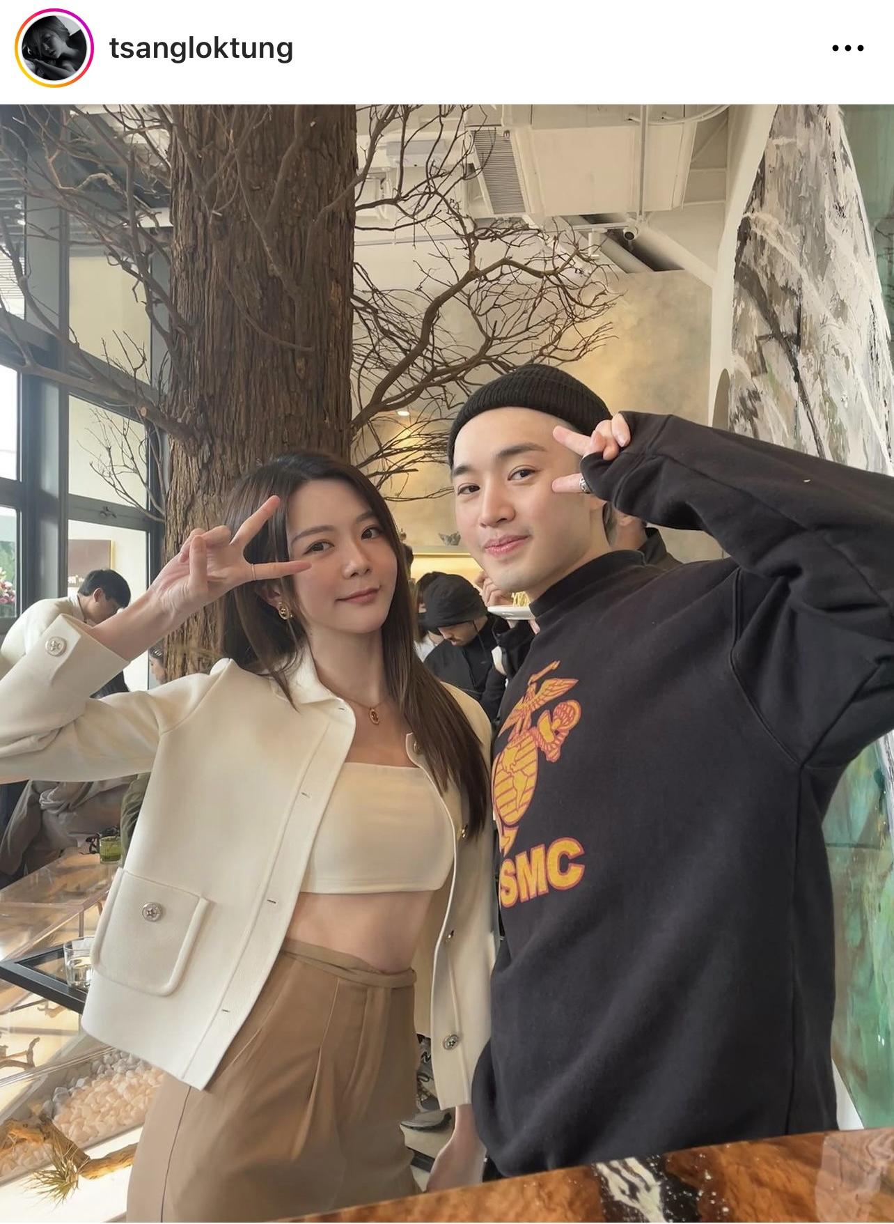 《阿媽有咗第二個》的同學仔曾樂彤與Jer齊攞「少女」甫士。(曾樂彤IG)