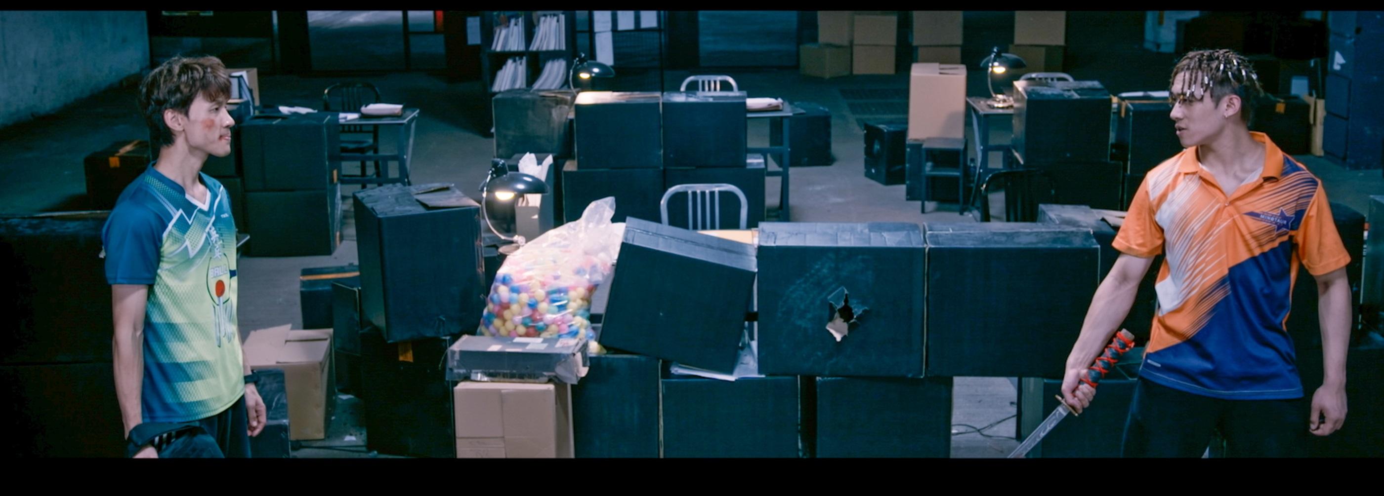 ANSONBEAN難忘與陳湛文演的對打戲,他自己試戲時已受傷。(《殺手廢J》劇照)