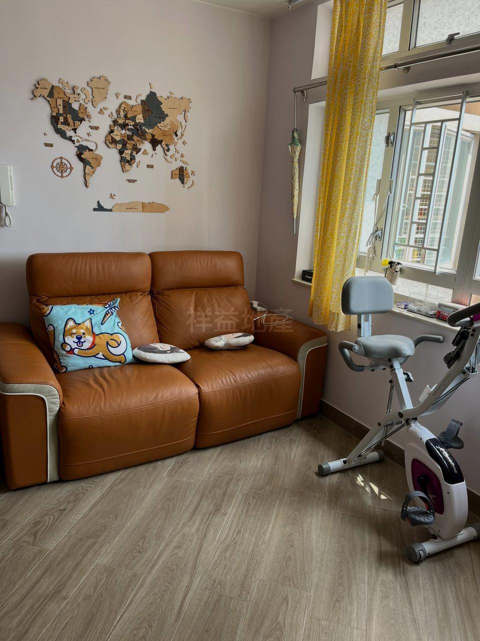 單位裝修頗為新淨,地板和牆身基本上不用翻新。(代理提供)