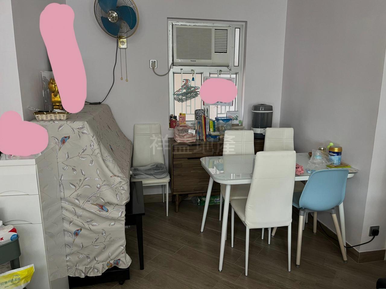 飯廳面積亦闊落,並且有窗,與客廳窗戶形成對流效果,室內開揚通爽。(代理提供)