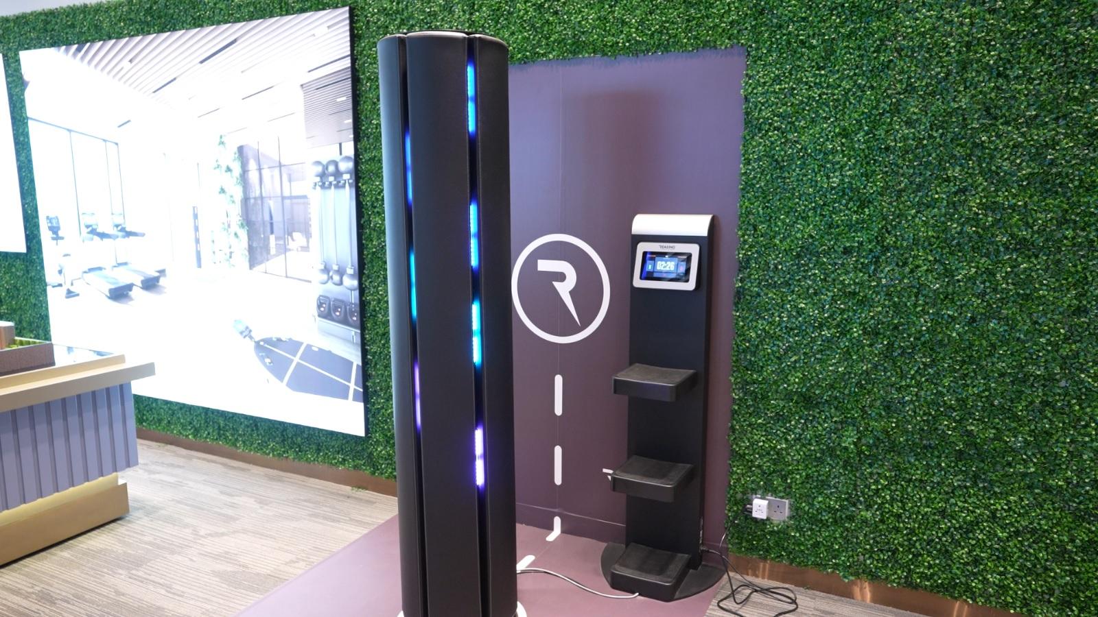 全港首個住宅項目引入智能健身設備Reax Boxe 360。