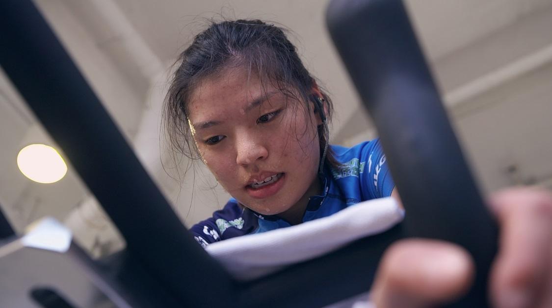 《給十九歲的我》其中一位受訪者立志成為單車運動員,曾在體院接受訓練。