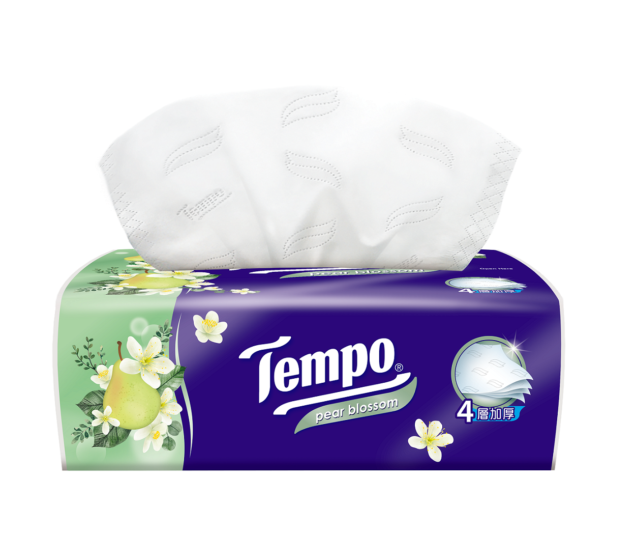 水梨花袋裝面紙