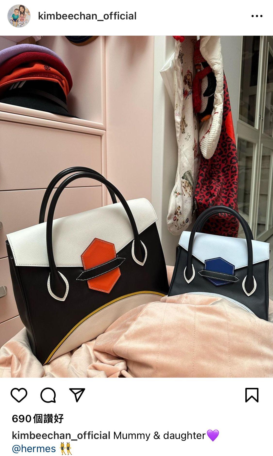甘比亦是愛馬仕粉絲。(陳凱韻IG)