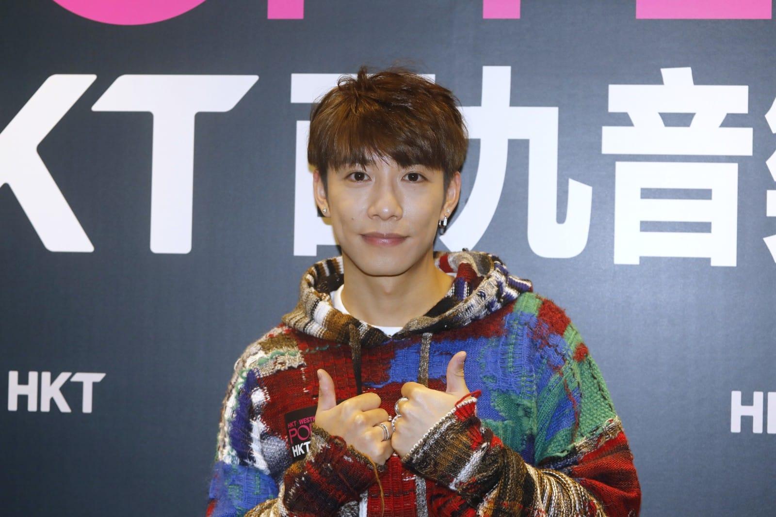 洪嘉豪憑《正義迴廊》主題曲《活誰的命》入圍金獎像的最佳原創電影歌曲,他自言十分幸運。(林俊源攝)