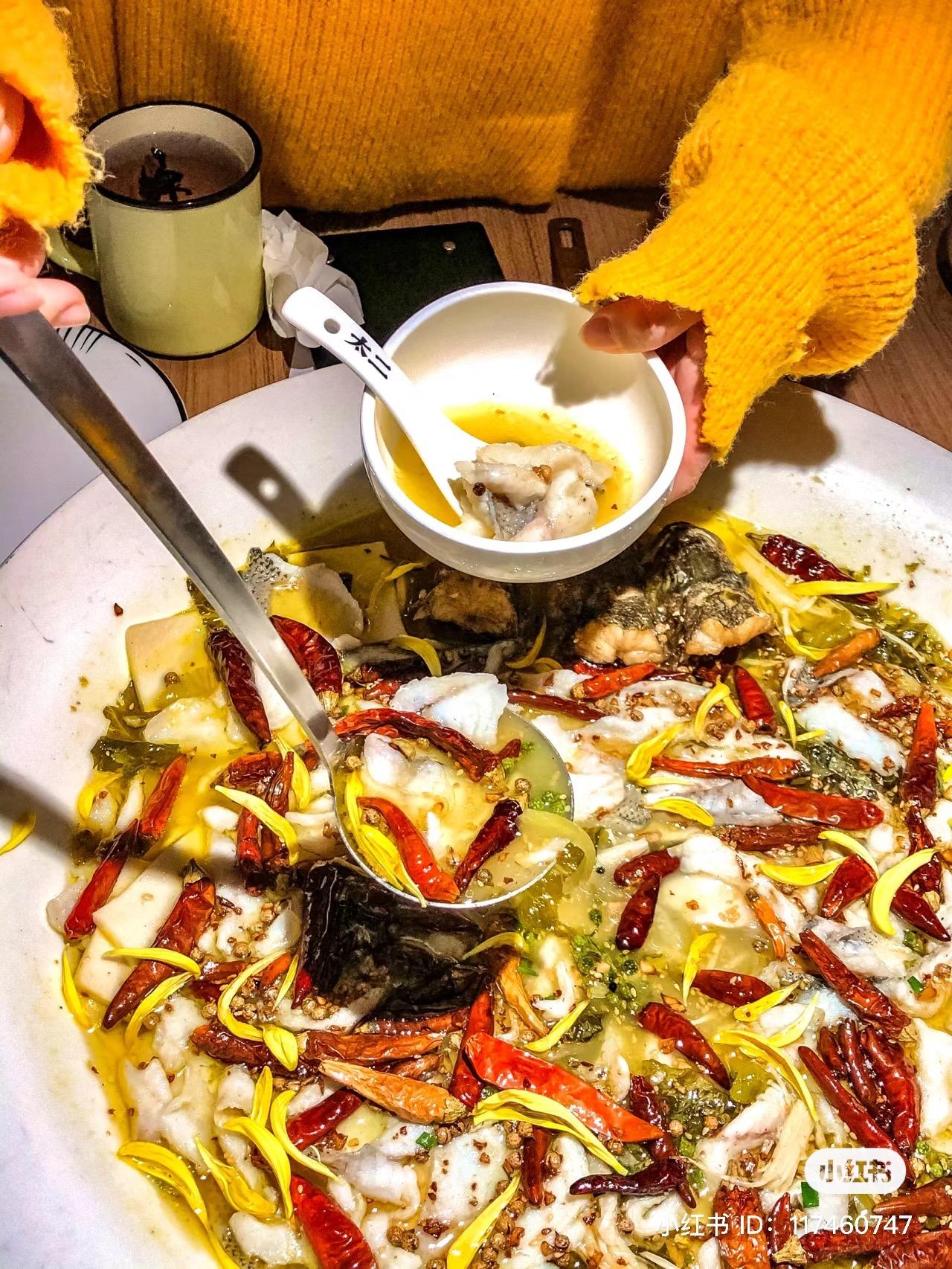 太二老壇子酸菜魚(圖片來源:小紅書:鈴木曦子)