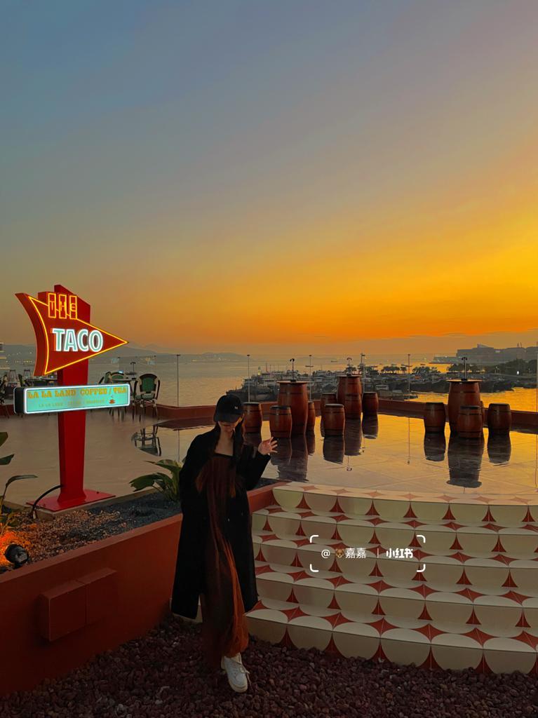 最佳打卡時間為黃昏時分。(圖片來源: 小紅書)