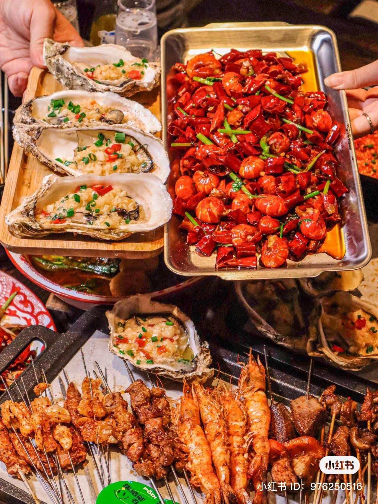 「破店肥哈·東北燒烤」在深圳有8間分店(圖片來源:小紅書:摩托騎士)