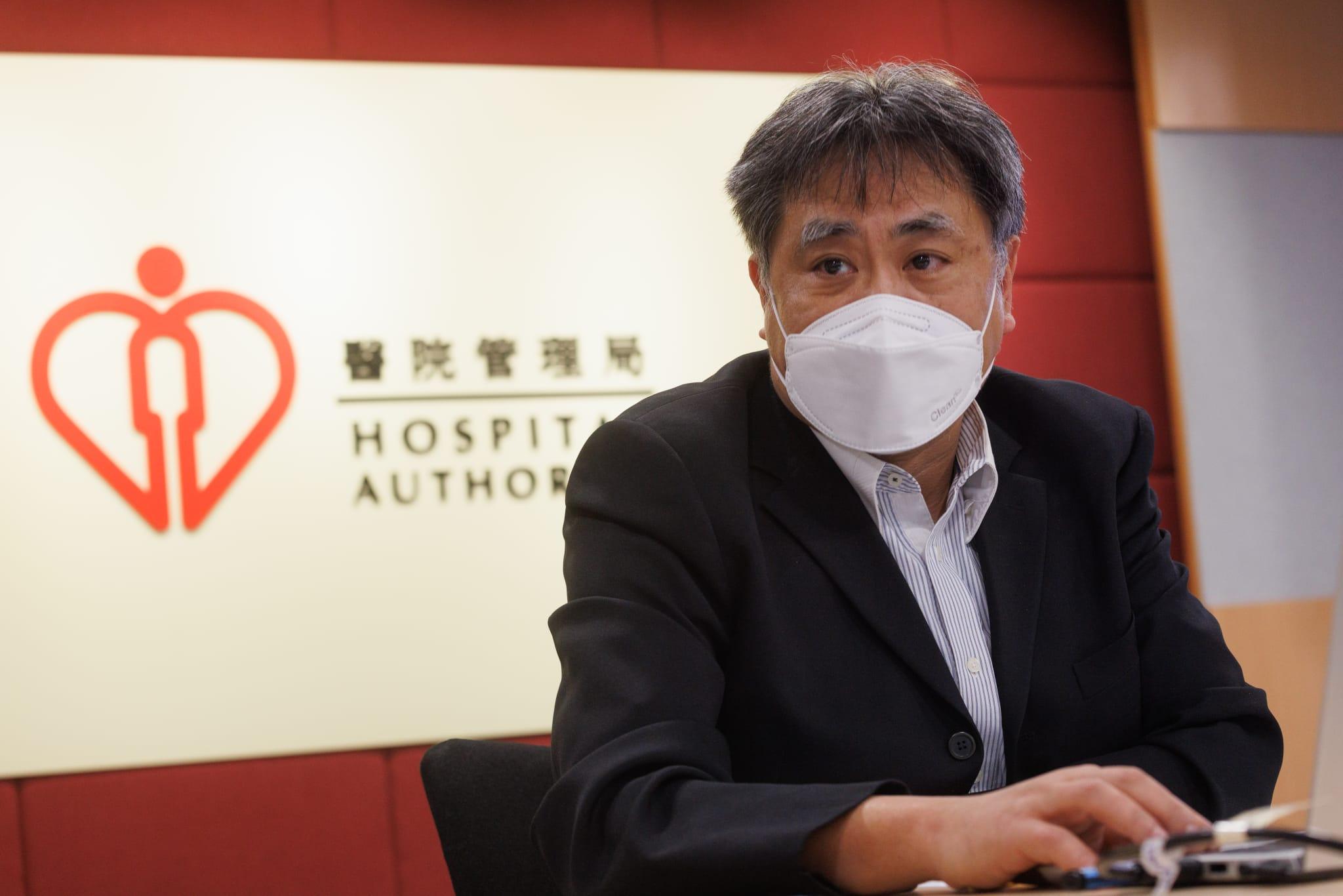 聯合醫院手術燈墮下 醫管局:同一品牌共23支有問題手術燈停用維修或更換 (蘇文傑攝)