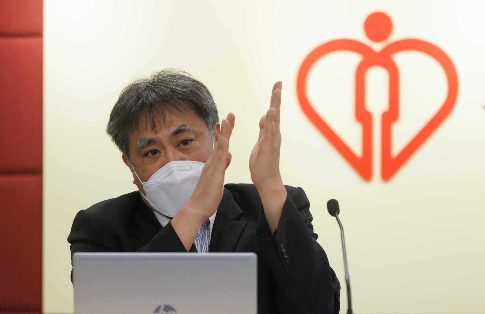 聯合醫院手術燈墮下 醫管局:同一品牌共23支有問題手術燈停用維修或更換 (蘇文傑攝)