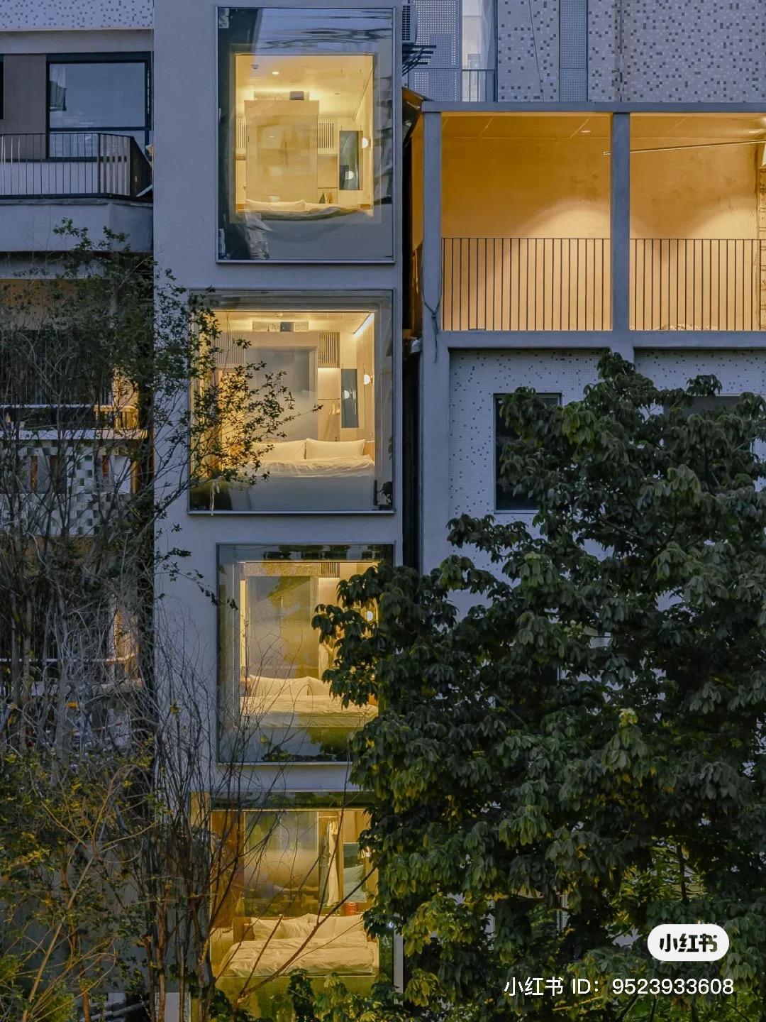 岩也的窄酒店(相片來源:小紅書)