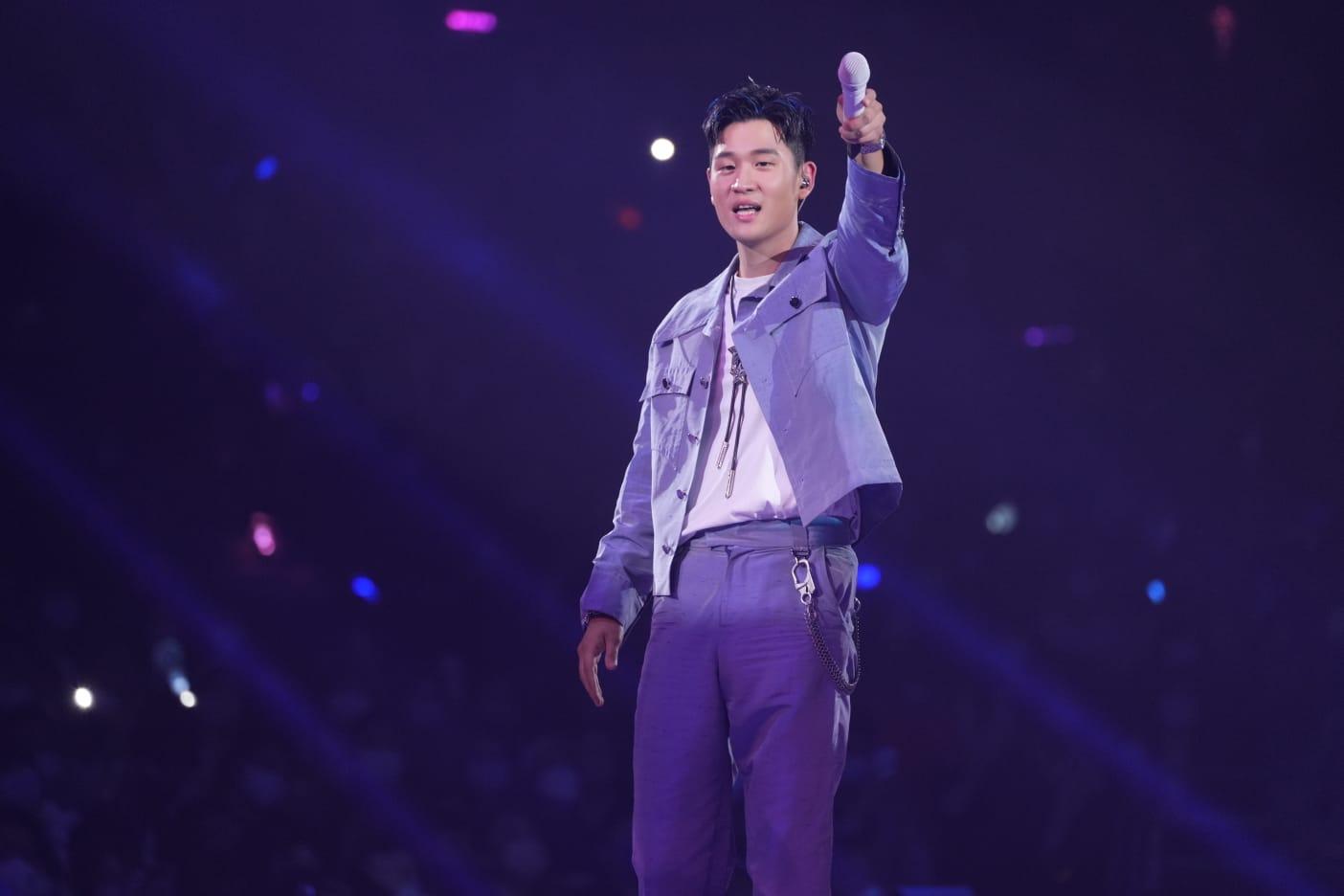 周興哲演唱會尾。(陳奕釗攝)