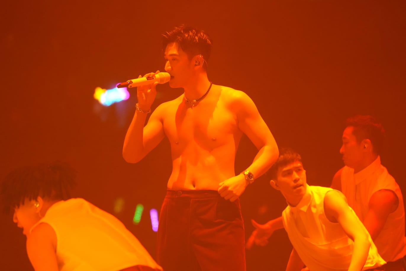 周興哲演唱會尾場。(陳奕釗攝)