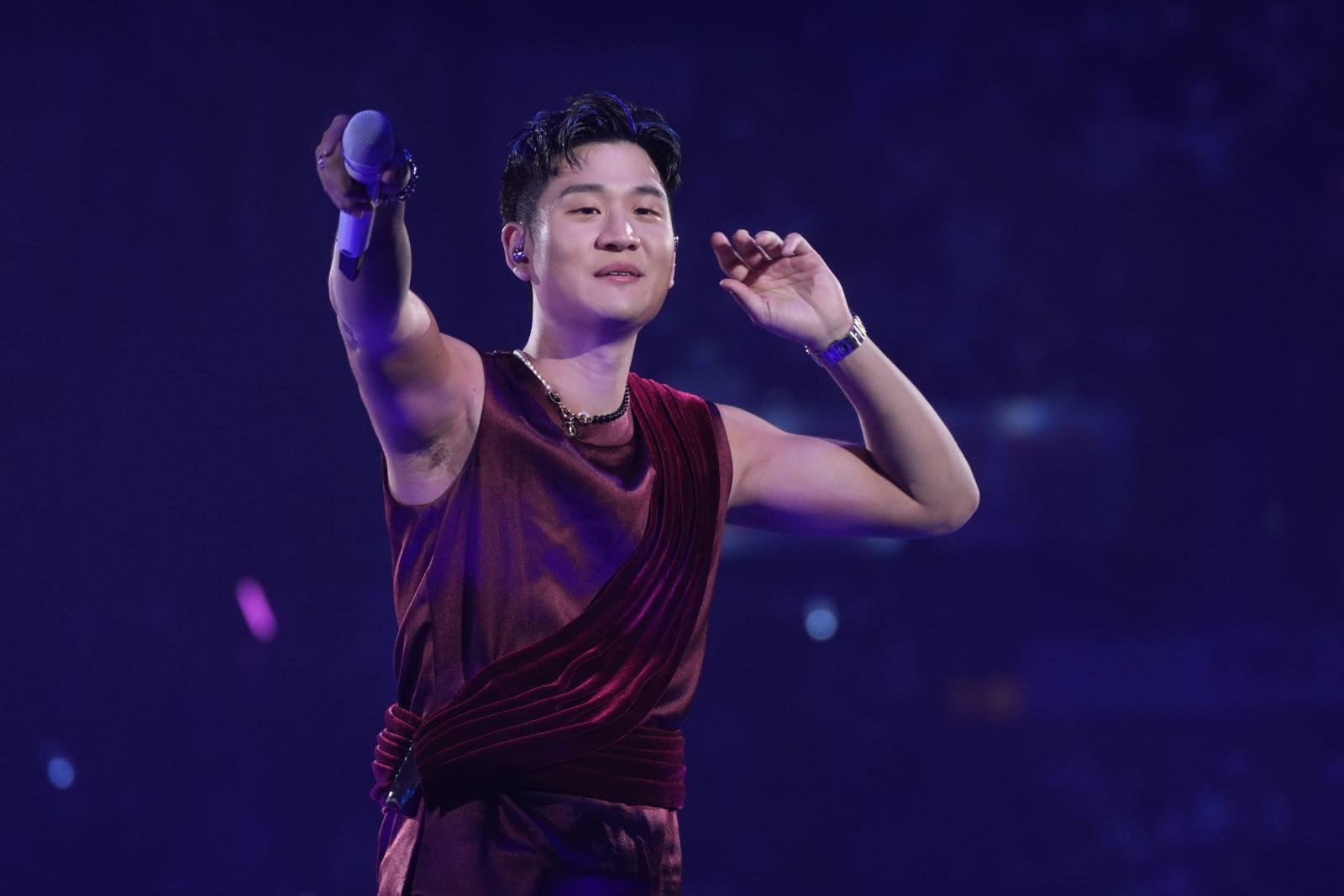 周興哲演唱會尾。(陳奕釗攝)