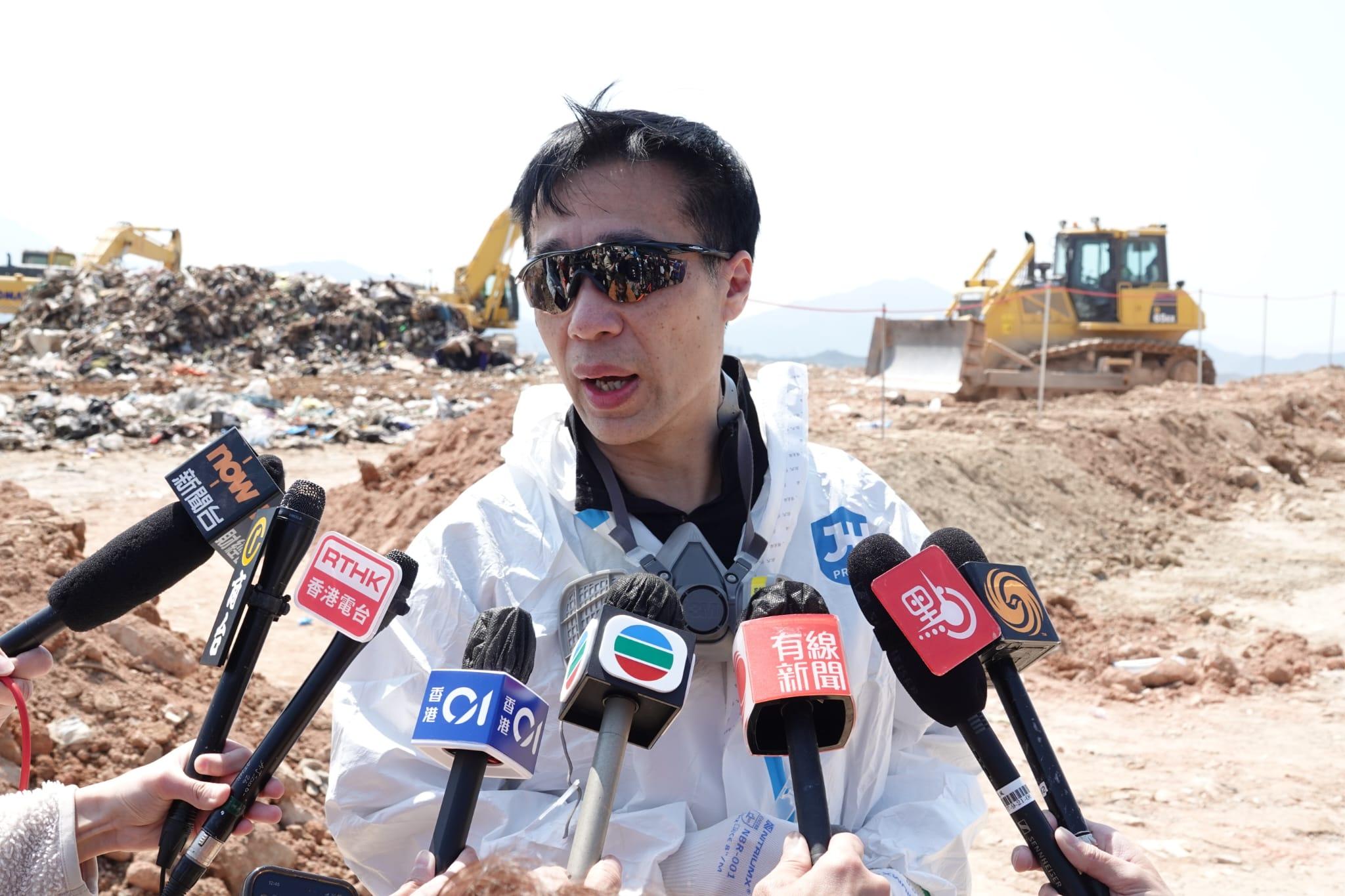 蔡天鳳碎屍案|警今早打鼓嶺堆填區續搜索殘肢 仍未找到死者主要軀幹