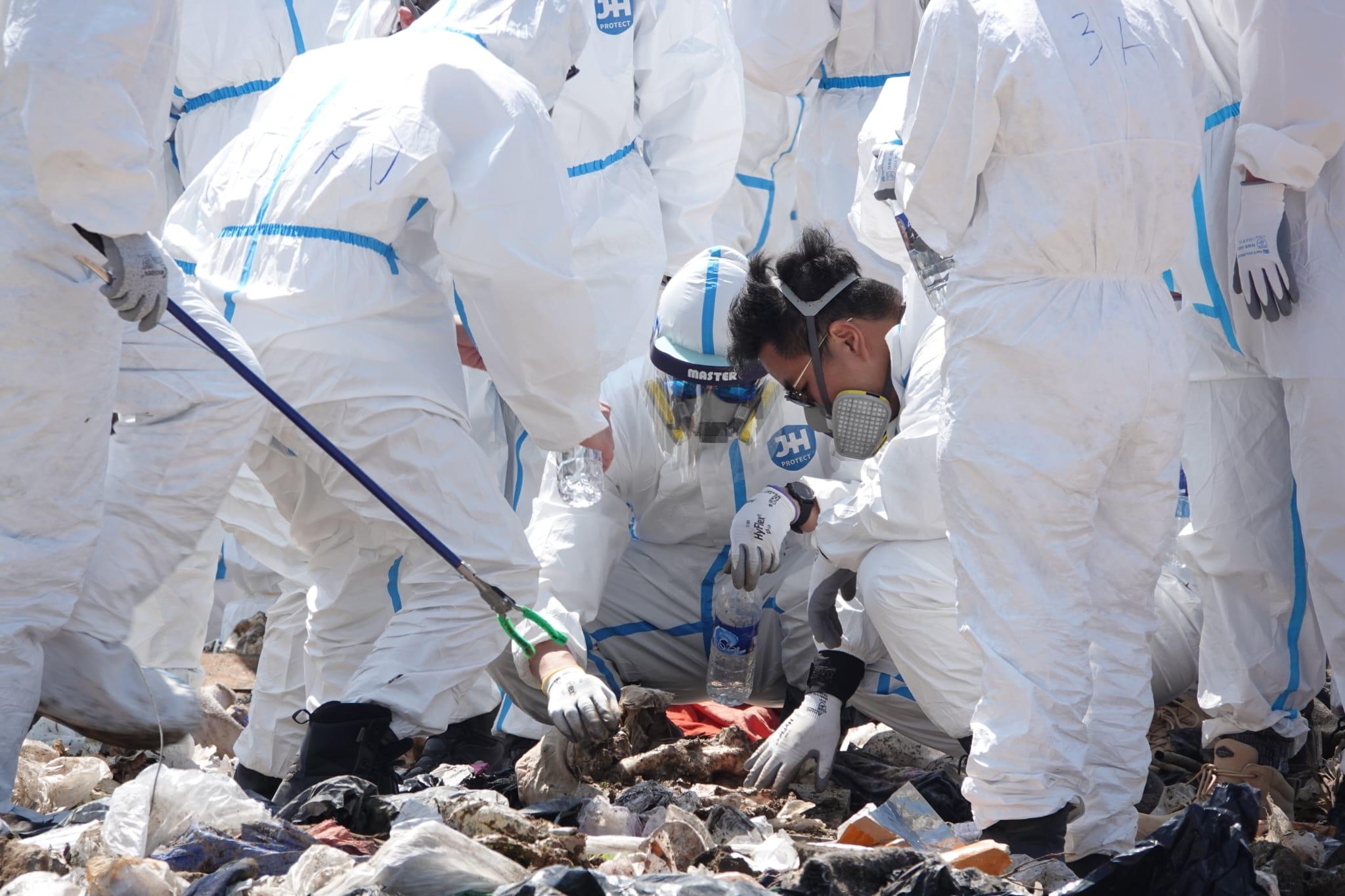 蔡天鳳碎屍案|警今早打鼓嶺堆填區續搜索殘肢 仍未找到死者主要軀幹