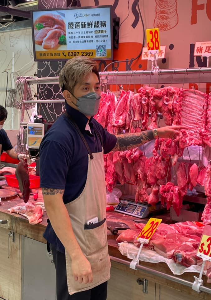 威威已經回歸平淡生活,重返豬肉檔工作。