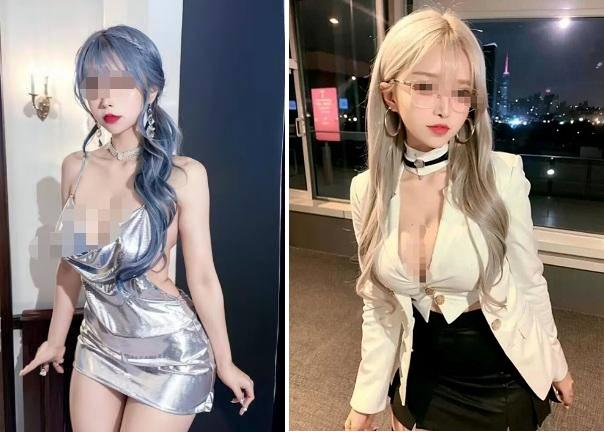 相關照片中的性感美女,手部都怪怪的。(互聯網)