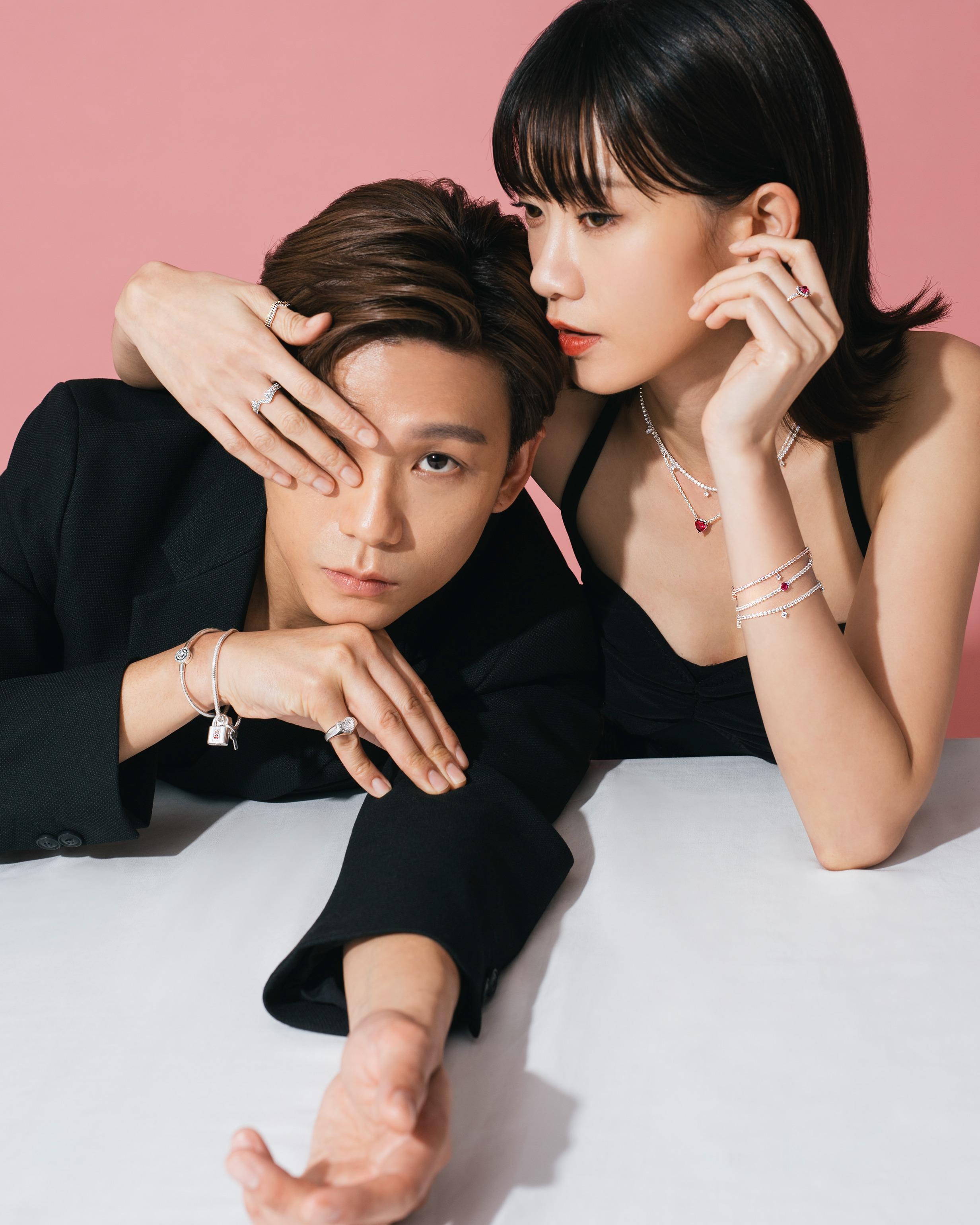 廖子妤與盧鎮業Timeless情人節系列。