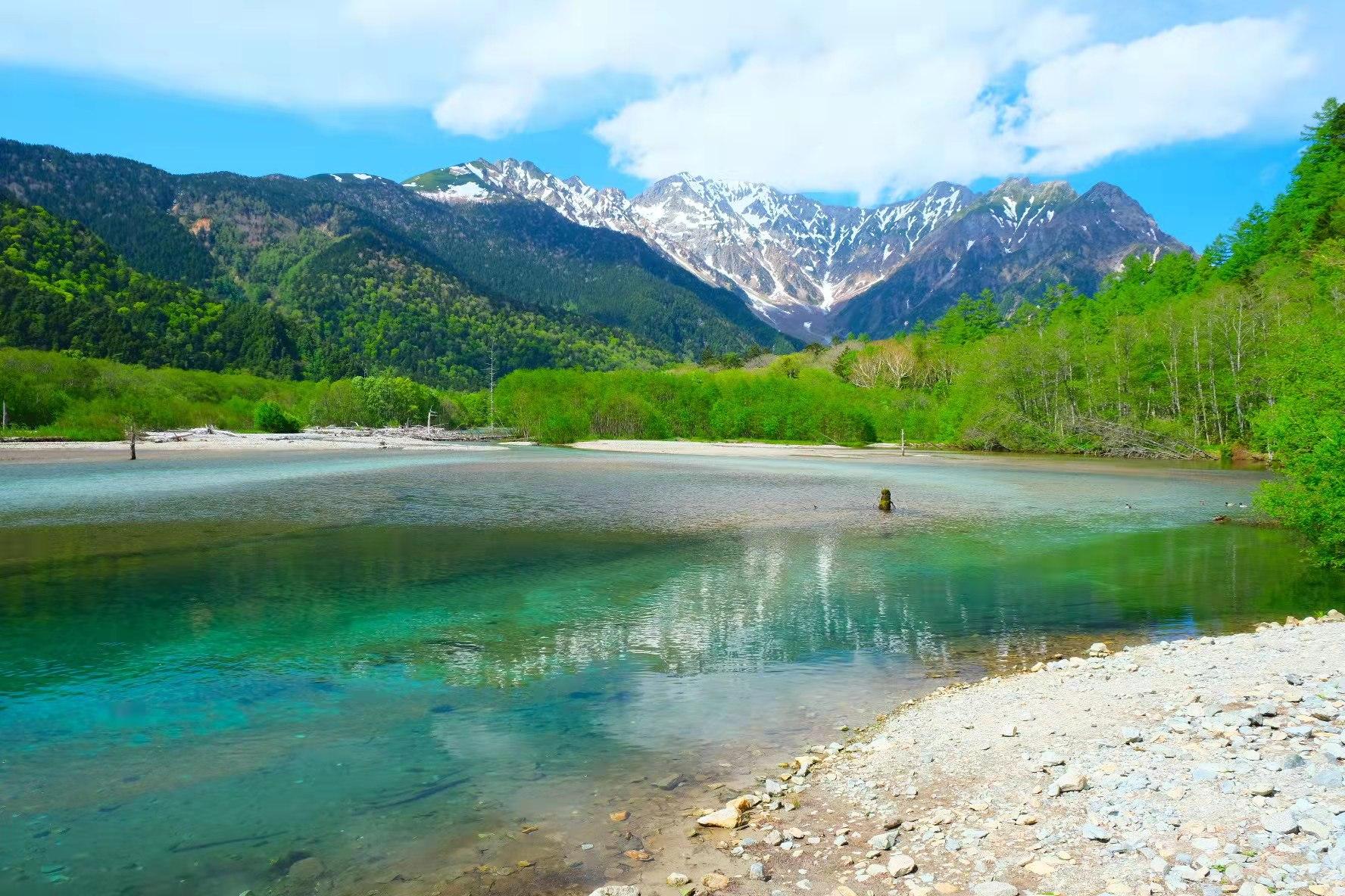 到達上高地,自由活動,午餐自理(約4個小時)