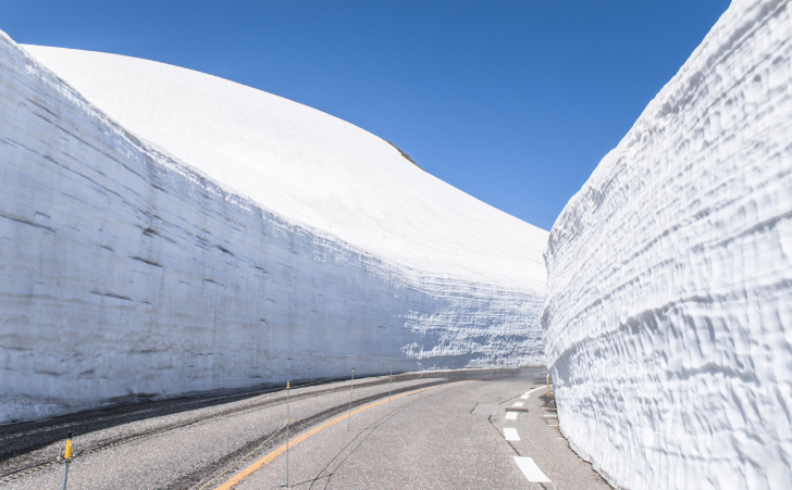 室堂・雪之大谷散步