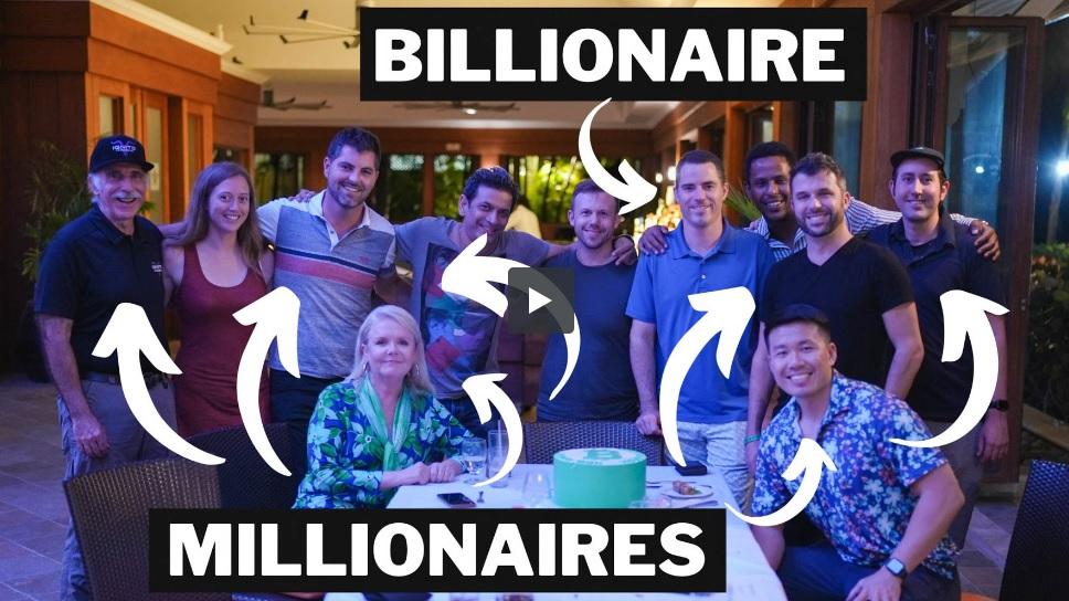 「百萬富翁社交圈」網站宣傳照。(互聯網)