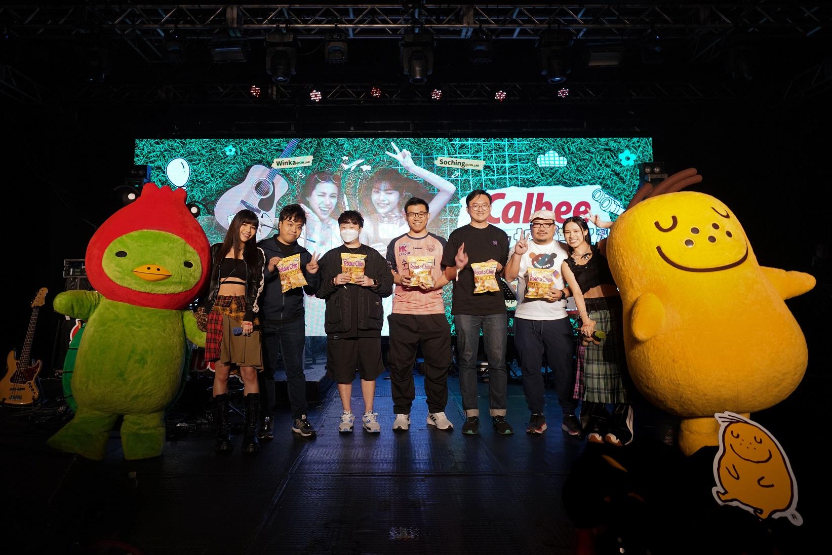 幸福粉絲得到親筆簽名Calbee禮品