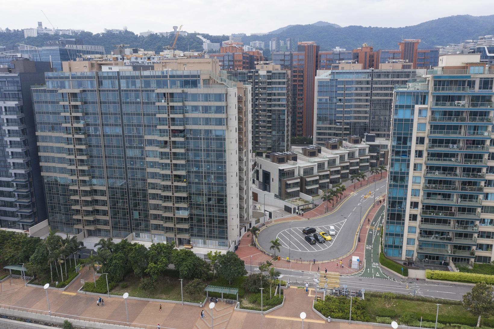 2019年年中入伙的白石角海日灣,屬區內半新屋苑,戶型涵蓋洋房、特色戶及分層單位。(資料圖片)