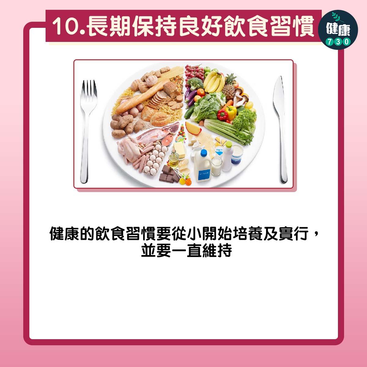 預防心臟病|限制飲酒量等心臟健康10個要點(am730製圖)