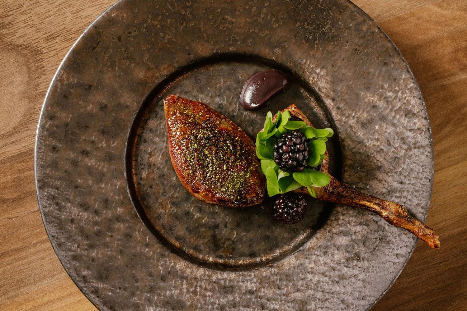 鴿甫伴烤烘黑莓