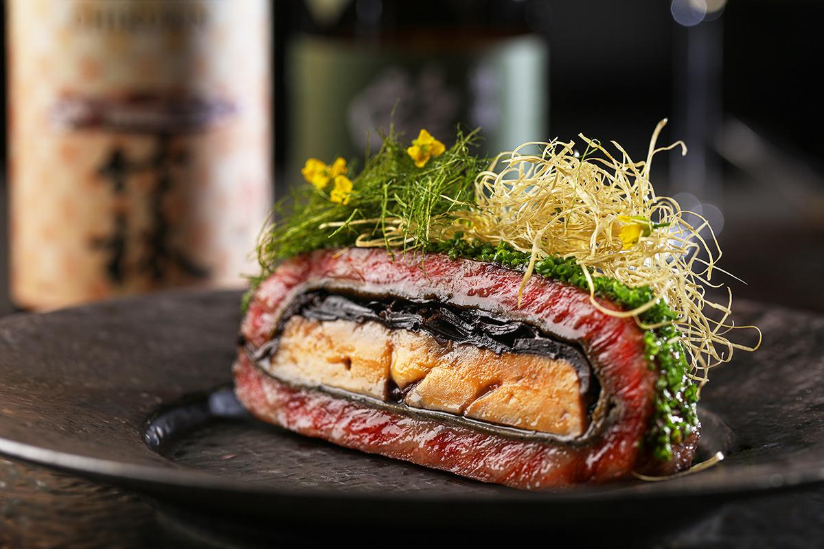 鵝肝與頂級和牛交織的奢華「味」力