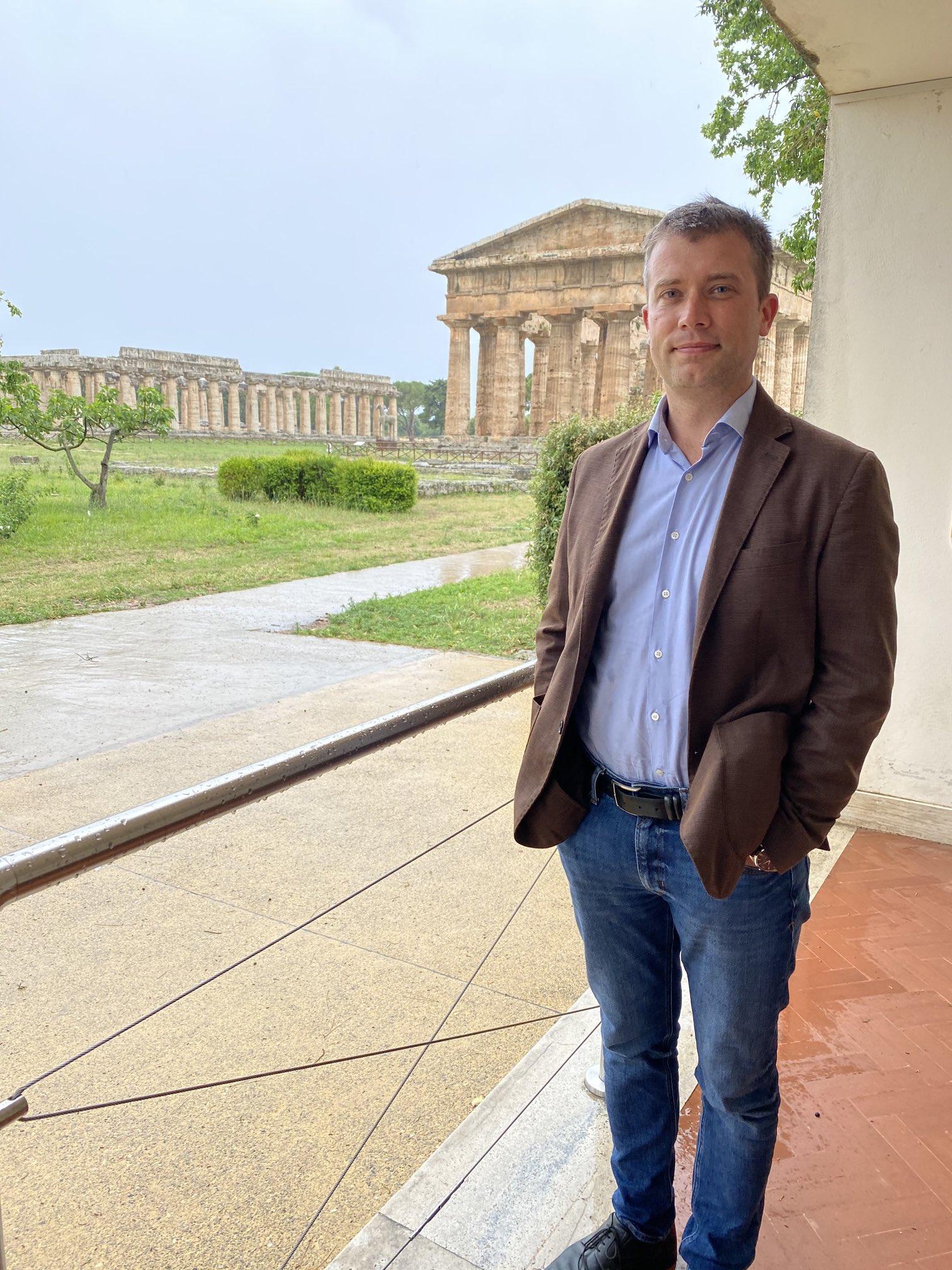 龐貝考古公園主任的主任Gabriel Zuchtriegel。(Twitter)