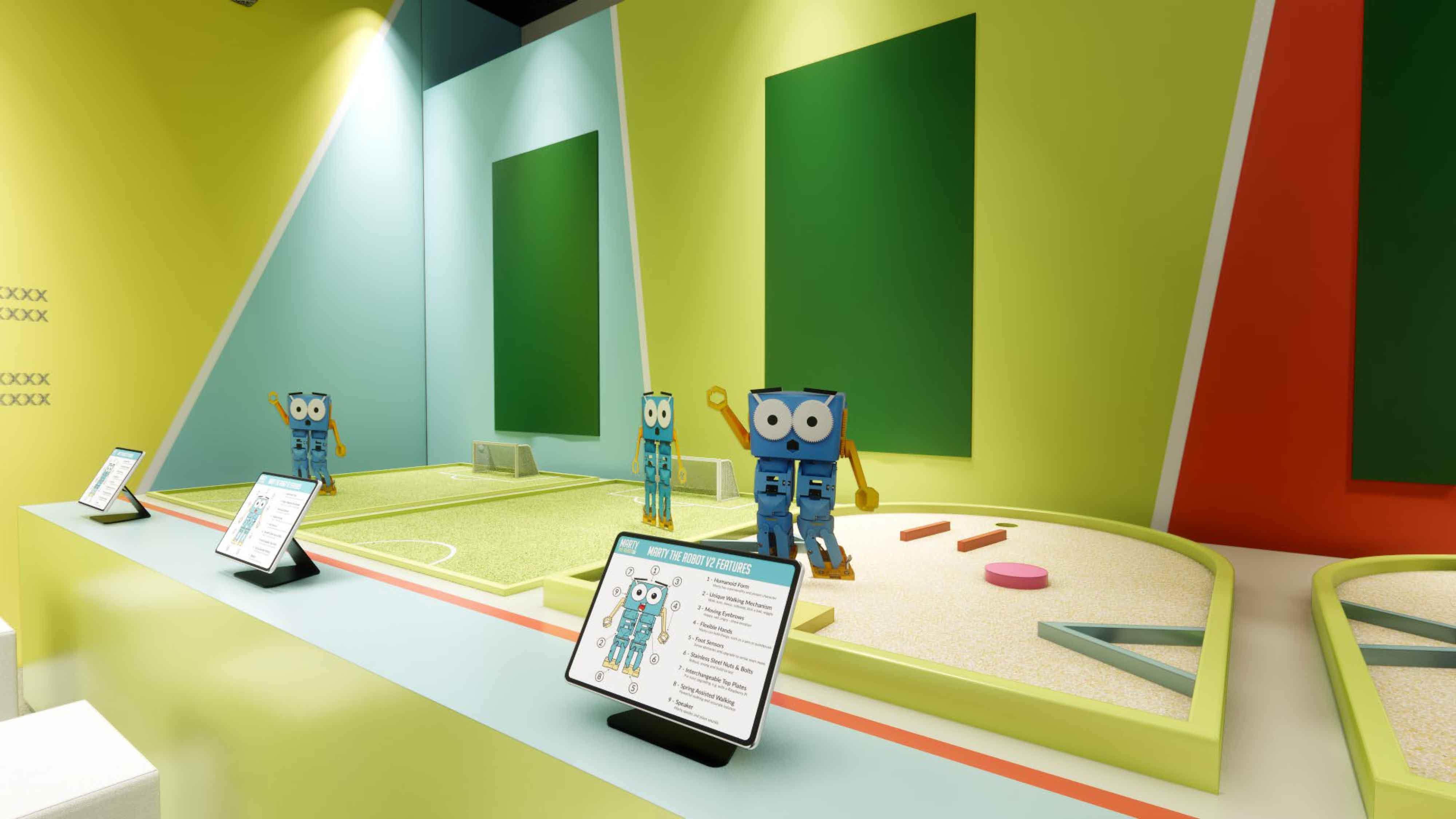 「運動體驗館」鼓勵小朋友凡事多想一步。在人工智能區,小朋友不但可以發掘人工智能在運動行業的應用方法,更有機會學習人工智能編碼,從而訓練他們的前瞻和設計思維以及邏輯思維。