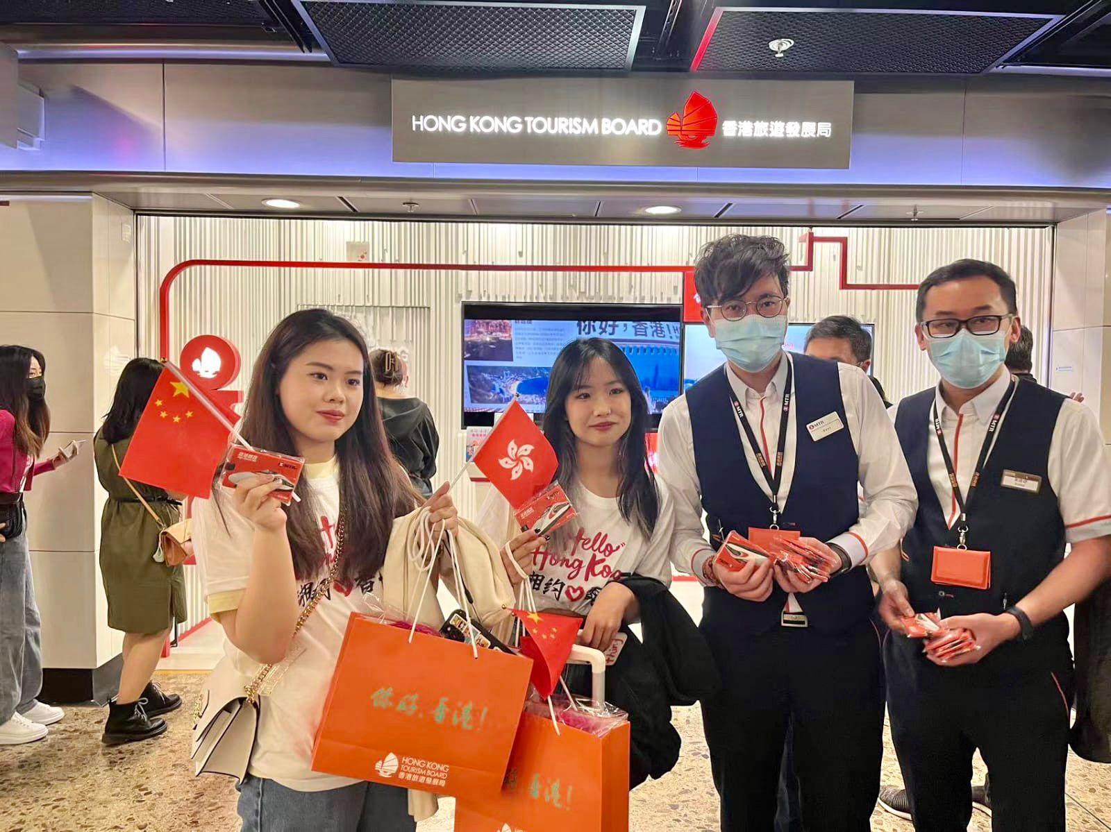 高鐵香港段今日起重啟廣東省長途列車服務。(港鐵提供)