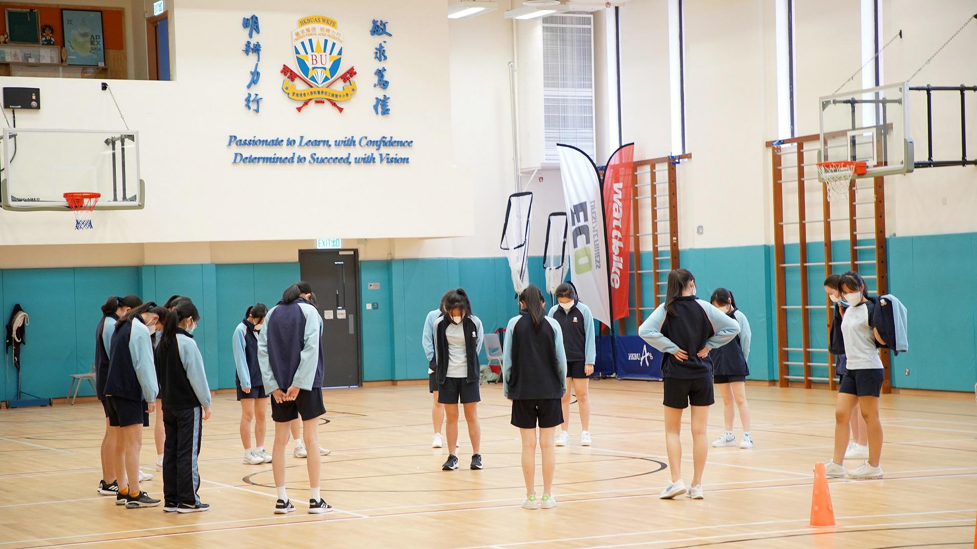 學生在運動及體藝方面表現出眾。