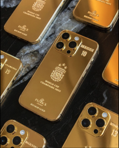 美斯世界盃封王,為慶祝勝利豪花165萬訂造這呢樣嘢送贈隊友。(網上圖片)