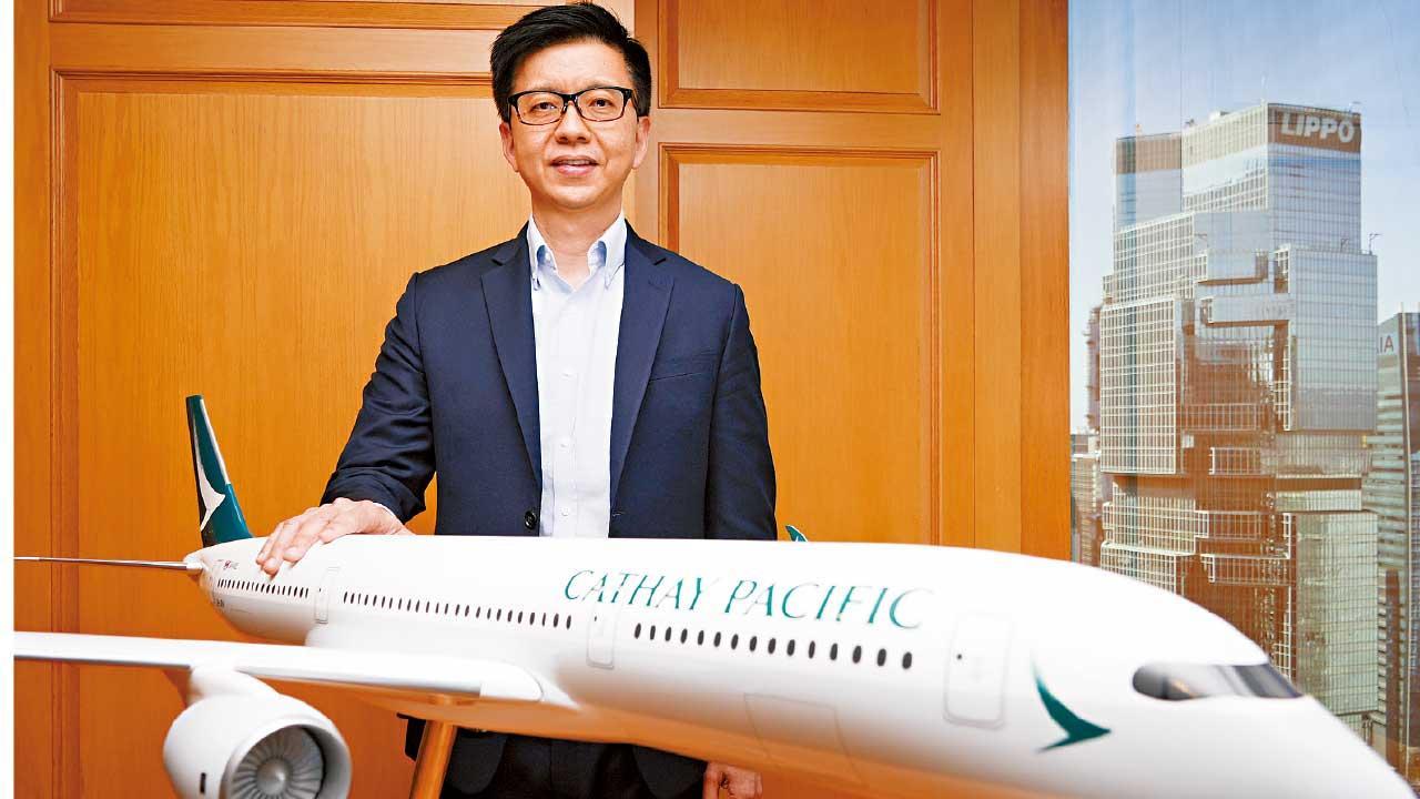 國泰CEO指,年內或轉賺但未必派息。(資料圖片)