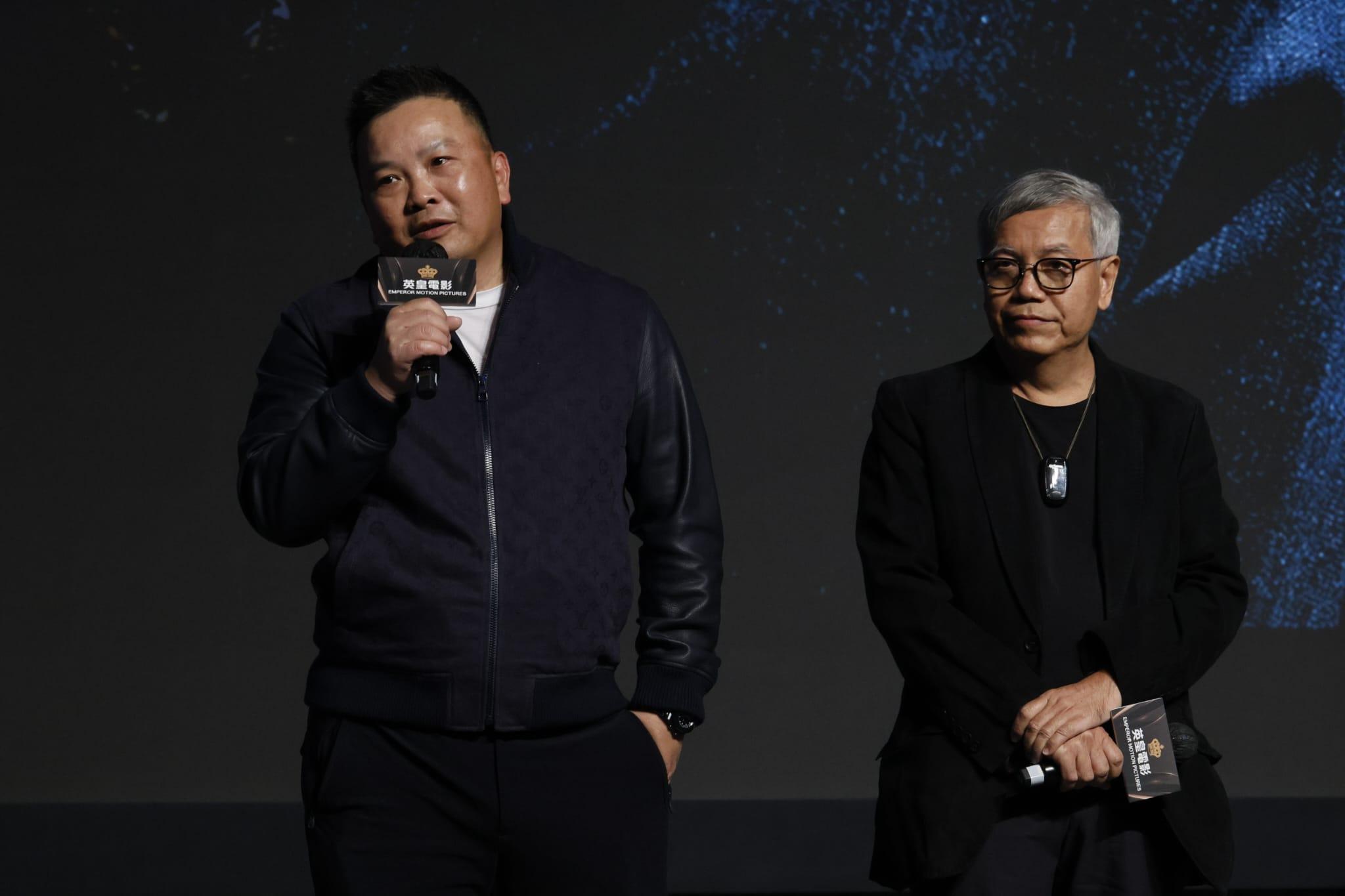 《內幕》由麥兆輝與田啟文聯合炮製。 (蘇文傑攝)